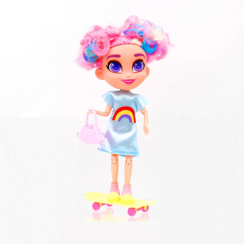 4 шт./лот модные hairdorable куклы для девочек домашние детские волосы для девочек красота сюрприз куклы для детей хороший подарок Прямая поставка