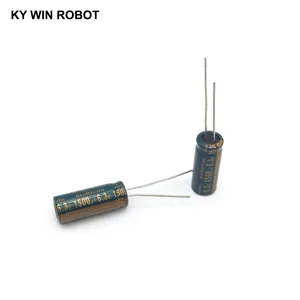 10 шт. алюминиевый электролитический конденсатор 1500 мкФ 6,3 V 8*20mm frekuasi tinggi радиальный электролитический конденсатор
