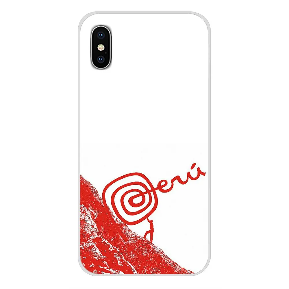 Аксессуары чехлы для телефонов Apple IPhone X XR XS MAX 4 4s 5 5S 5C SE 6 S 7 8 Plus ipod touch marca peru |