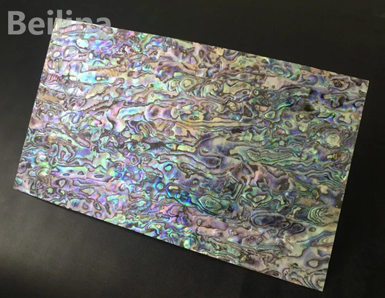 AAA ранг Новая Зеландия paua abalone оболочки ламинат лист для отделочных материалов и дерева инкрустация зеленый цвет 0,25 мм