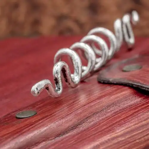 Змеиная голова витой шарик для волос украшение для волос античный Argent Longue Viking Spirale Sneak Perles Pour Cheveux винтажный аксессуар