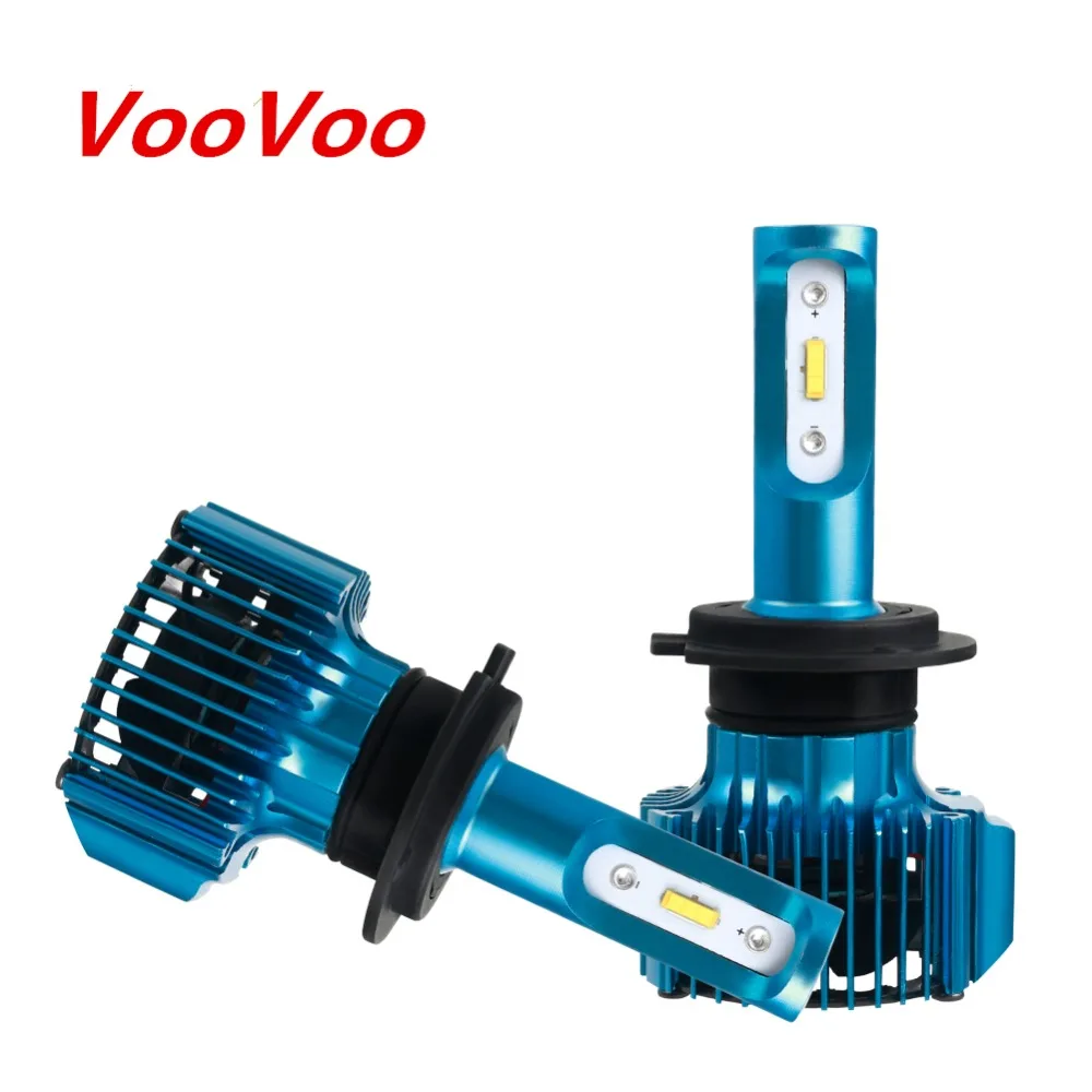 VooVoo H7 светодиодная Автомобильная Лампа H1 H4 H11 светодиодные лампы для фар