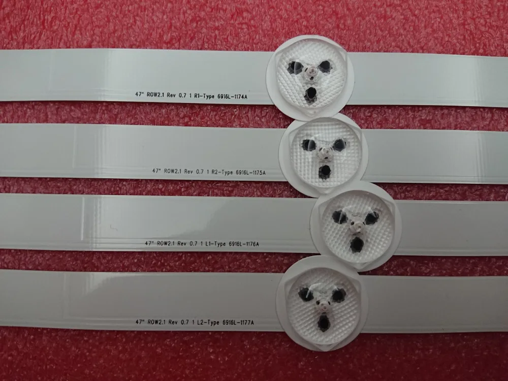 Светодиодная лента для подсветки LG 47LN575 47LA620 6916L 1174A 1175A 1176A 1177A 1259A 1260A оригинал 5