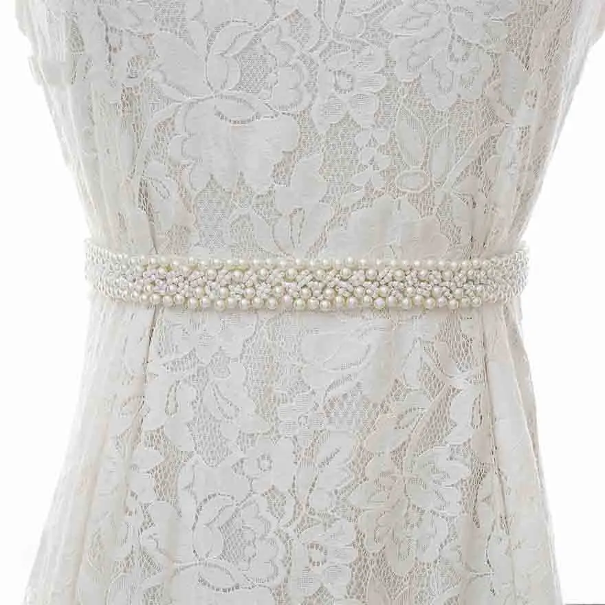 Женский атласный пояс MOLANS с жемчужинами и бусинами ручной работы аксессуар для