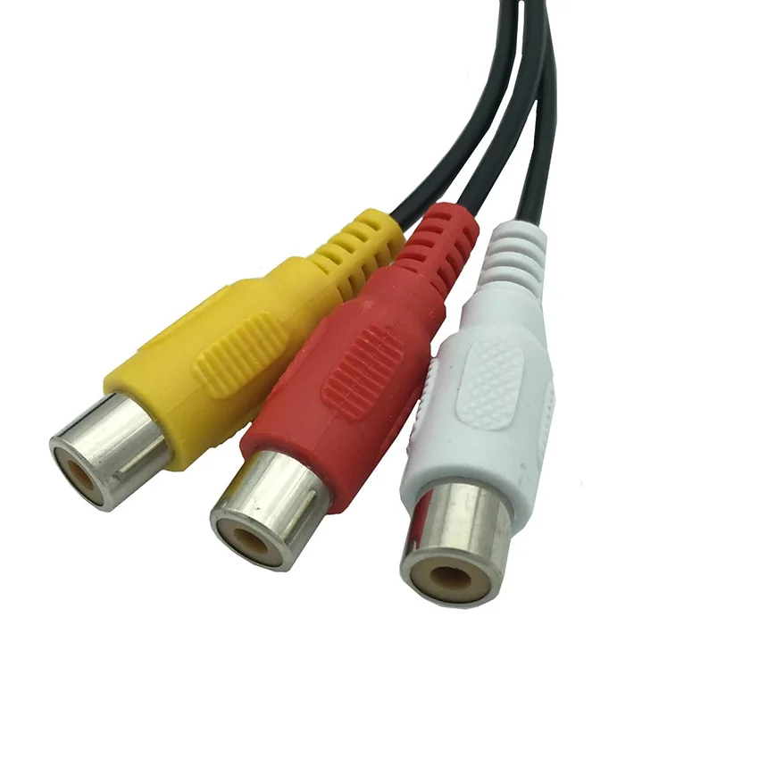 1 5 м USB A Female to 3 RCA Phono AV кабель Ведущий ПК ТВ Aux аудио видео адаптер|Кабели USB| |