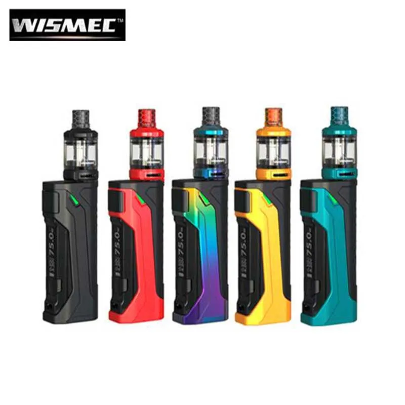 Оригинальный комплект Wismec CB 80 электронная сигарета AMOR NS Pro Tank 2 мл с Вт бокс MOD Vape