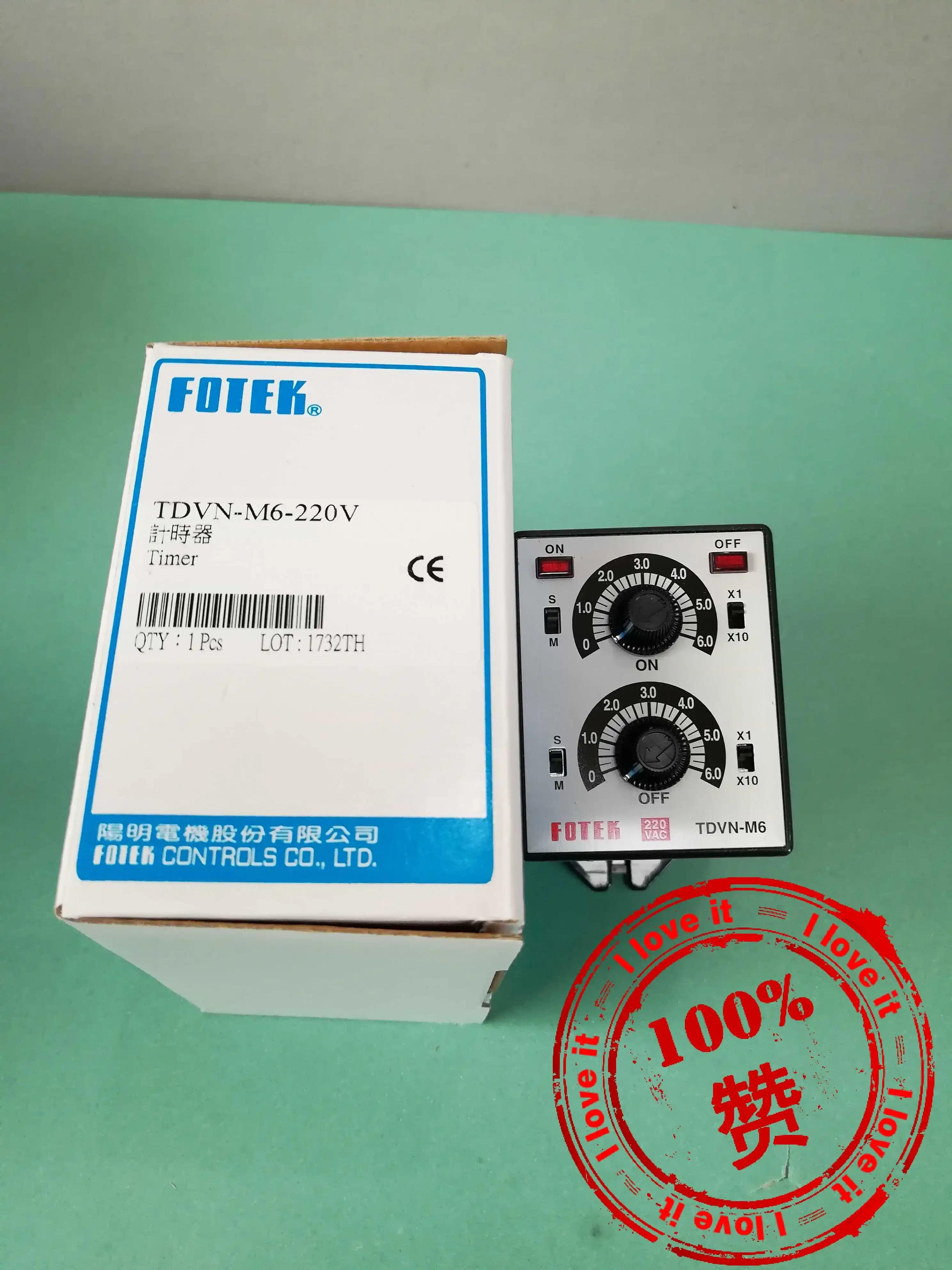 

100% new original TDVN-M6-220V double-tone timer