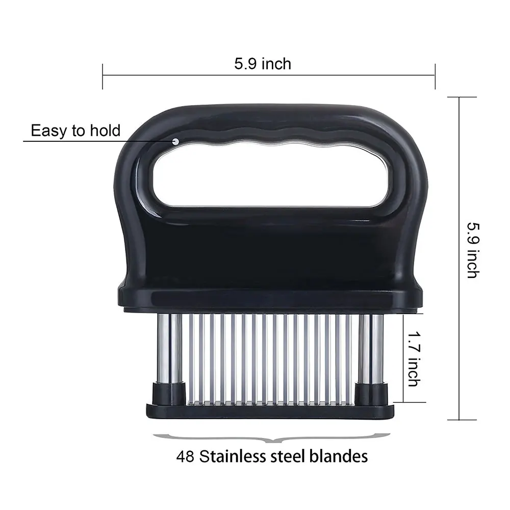 Ручной 48 игл для стейка профессиональная игла мяса нержавеющая сталь Сосновая