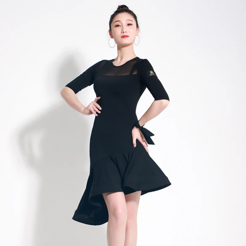 black women latin dresses for sale practice dress fringe salsa samba costume dance wear tango costumes | Тематическая одежда и