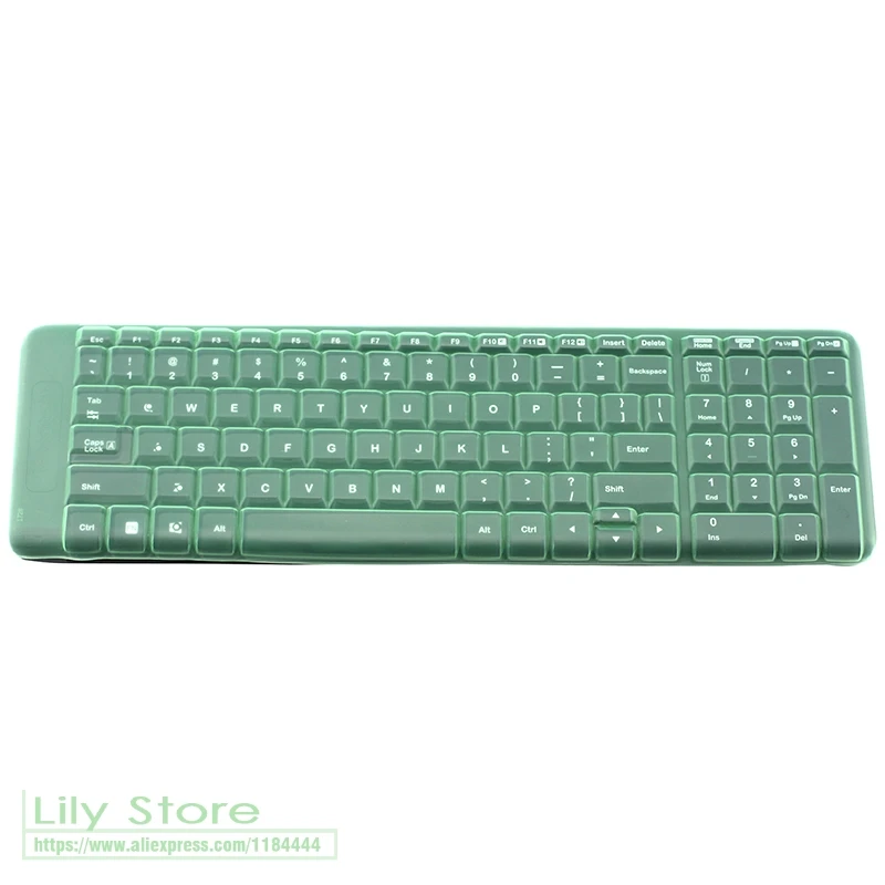Силиконовая Защитная плёнка для клавиатуры Logitech mk215 mk220 k220 mk230 | Компьютеры и офис