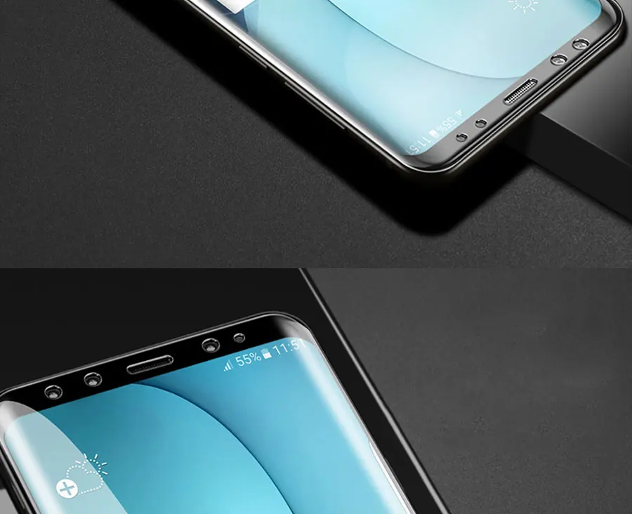 9D изогнутая мягкая пленка для samsung Galaxy S8 S9 Plus Note 8 9 S7 Edge A6 A8 Plus Защитная пленка для экрана чехол