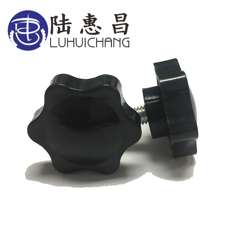 Сменная резьба luchang M8 x 60 мм 38 # звездочка ручной зажимной винт черный серебристый