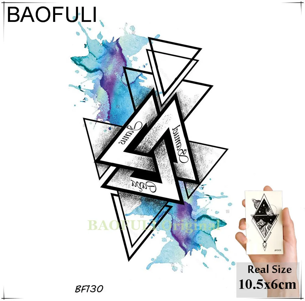 Татуировка BAOFULI мужской боди арт временная Вселенная Black Hill Star Tatoos для мальчиков