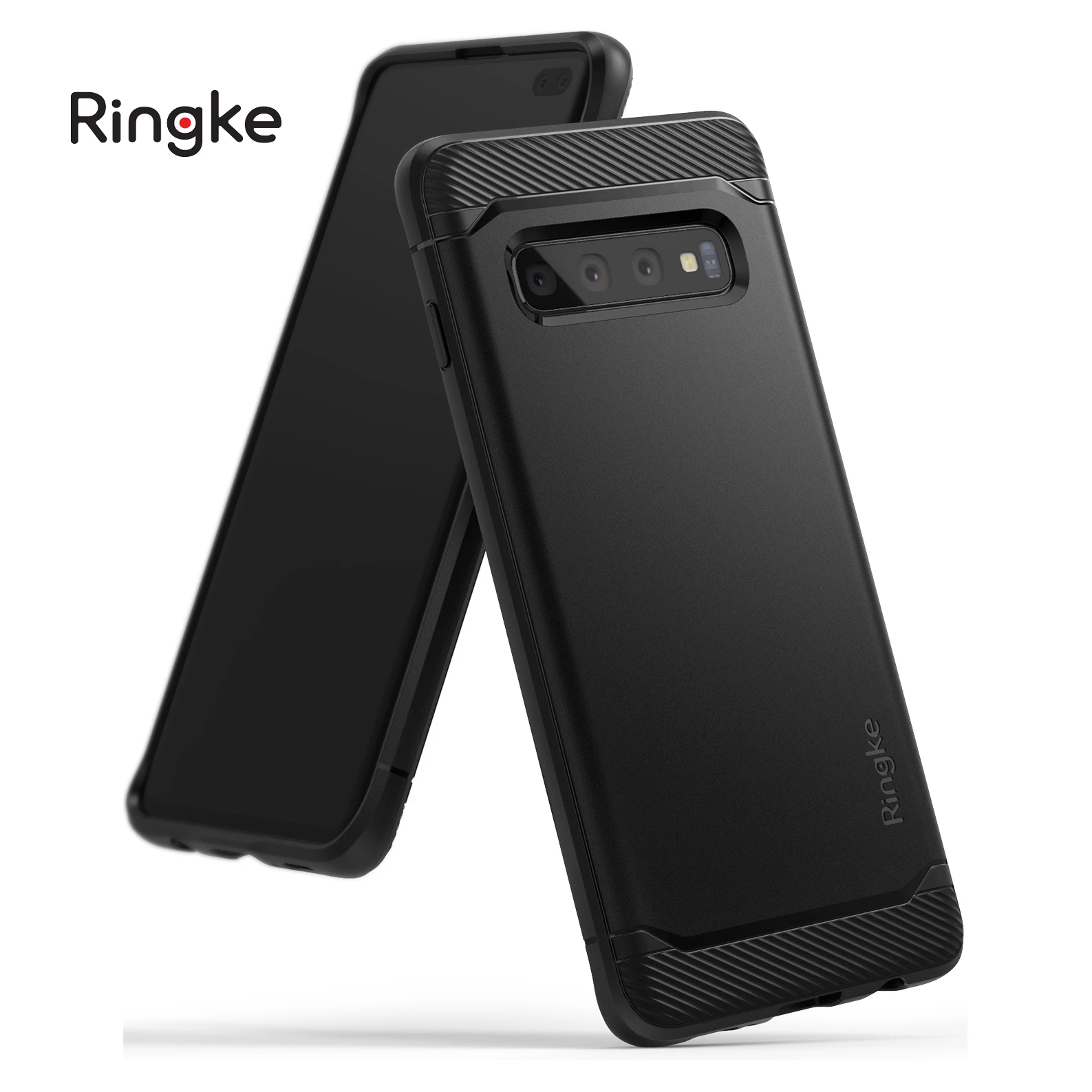 Rearth Ringke Onyx Rugged Flexible Durable Anti-Slip TPU Shock Absorbent Case for Samsung Galaxy S10 / Plus S10E |