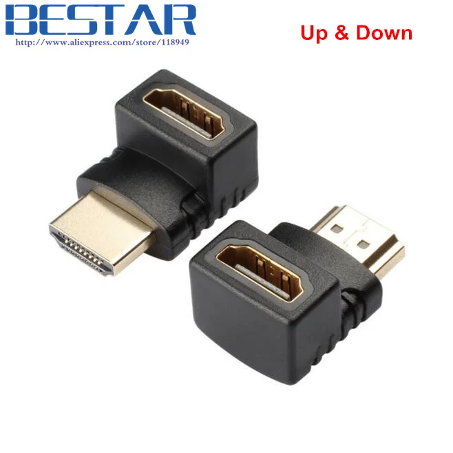 Позолоченный угловой переходник HDMI v1.4 4k 30 Гц|hdmi plug|degree anglemale to male hdmi |