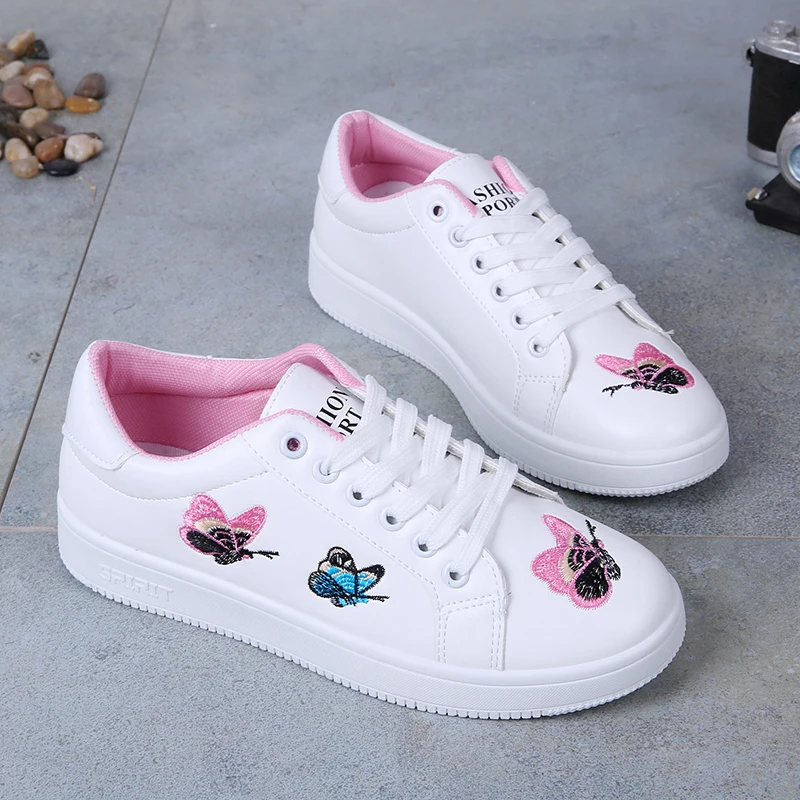 Женская повседневная обувь весна осень 2019 Модные дышащие женские кроссовки на