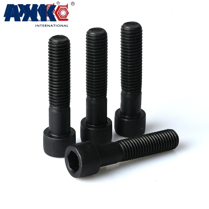 

Винт с шестигранной головкой, M18, M18 * 1,5*70/80, m18x1, 5x70/80, шаг 1,5 мм, углеродистая сталь класса 12, 9, полная тонкая резьба