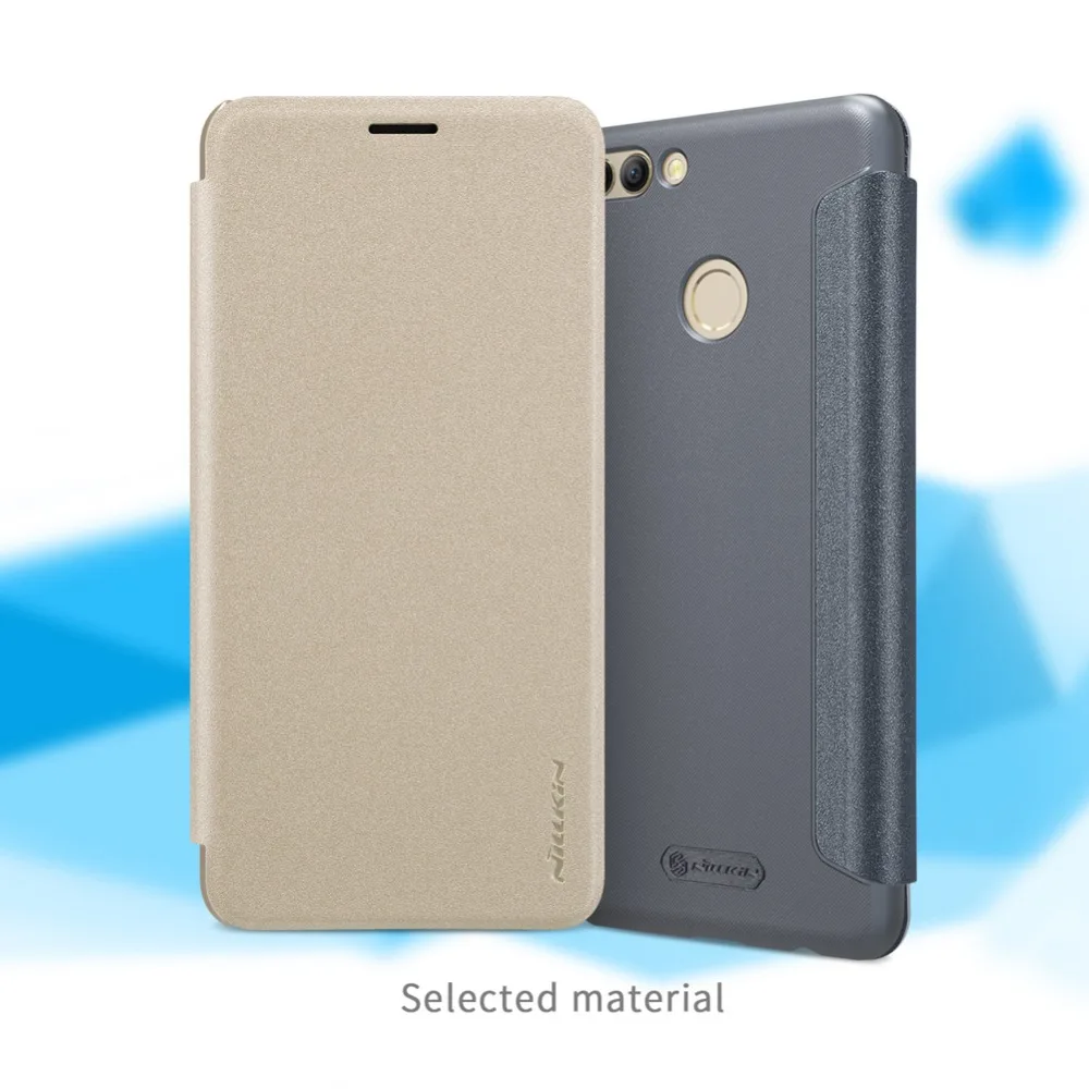 Кожаные чехлы для huawei Y9() NILLKIN Sparkle Series Пластик Флип кожаный чехол для huawei Y9() крышки