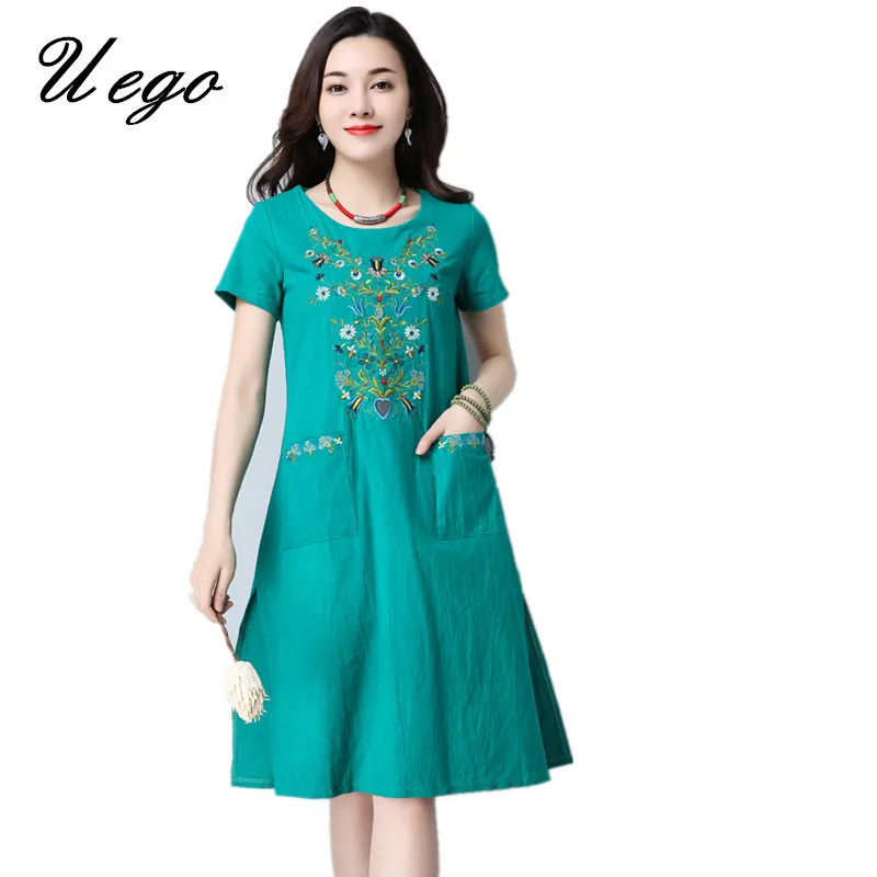 Uego 2021 Новая Модная Джинсовая куртка с вышивкой цветочным узором короткими