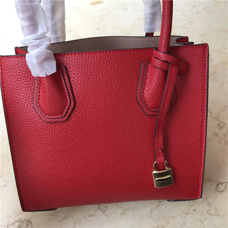 Сумка на одно плечо из кожи личи Yang Mi с небольшой квадратной сумкой кожаная сумка