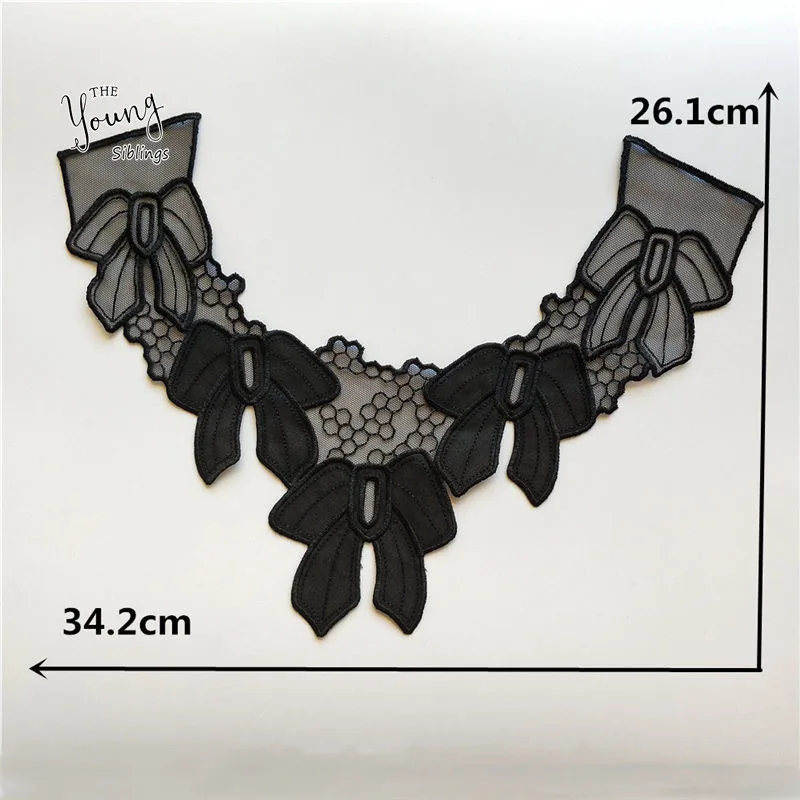 YL1276 Изысканное кружевное платье для невесты с вышивкой и кружевным воротником, аксессуары для одежды для скрапбукинга - Цвет: YL1276