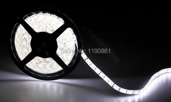 Светодиодная лента RGB 5050 SMD 60 светодиодов/м 5 м гибкая Водонепроницаемая + пульт на
