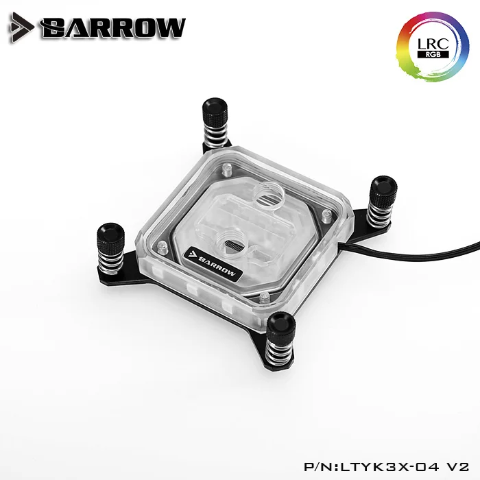 Кулер для воды Barrow кулер с цифровым дисплеем ЦП платформа X99/X299 тип струи