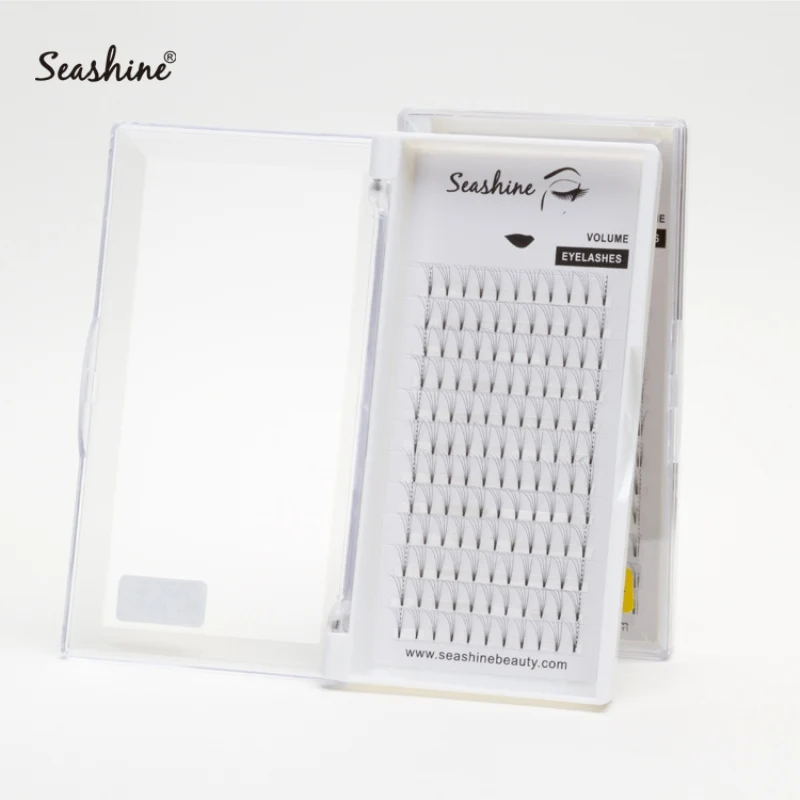 Seashine 4D короткий стержень русский объем ресницы готовые вееры норковые короткие