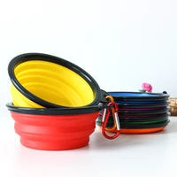collapsible take pets product bowls food water feeding folding dog cat travel bowl portable silicone pet feeder pet accessories