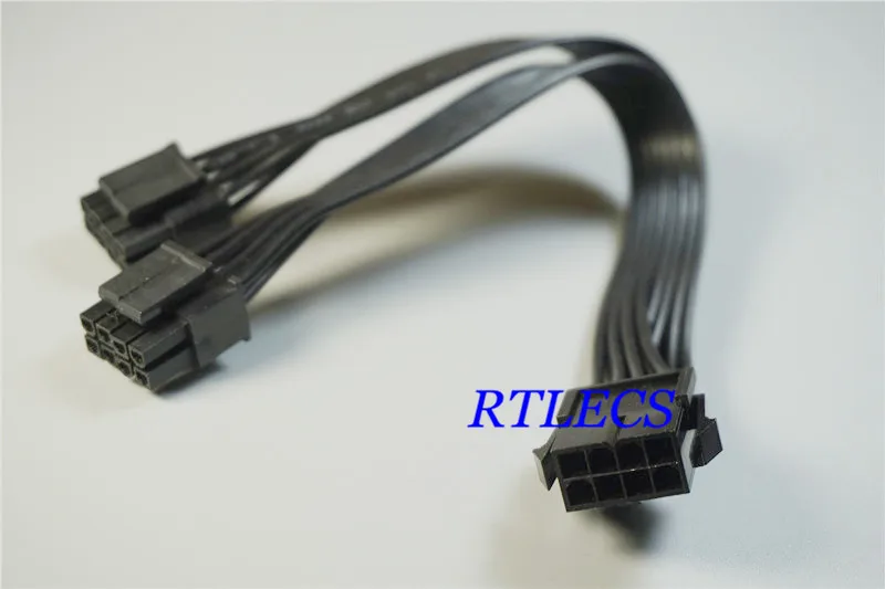 Разъем для процессора EPS12V 2 шт. 8 Pin Dual (4 + 4) гнездо Кабель питания сплиттера адаптер