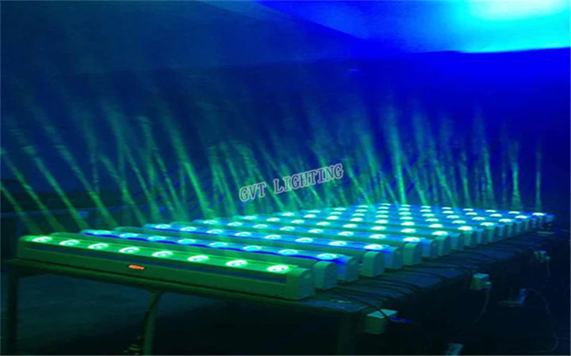 8x12 Вт RGBW светодиодный бар Луч Moving головной светильник 150W с DMX512 10/38 Каналы DJ