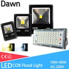 Светодиодный уличный прожектор 50 Вт, 20 Вт, 10 Вт, светодиодный прожектор, настенный светильник, IP65, водонепроницаемый садовый светильник 220 В RGB, квадратная лампа, светодиодный прожектор