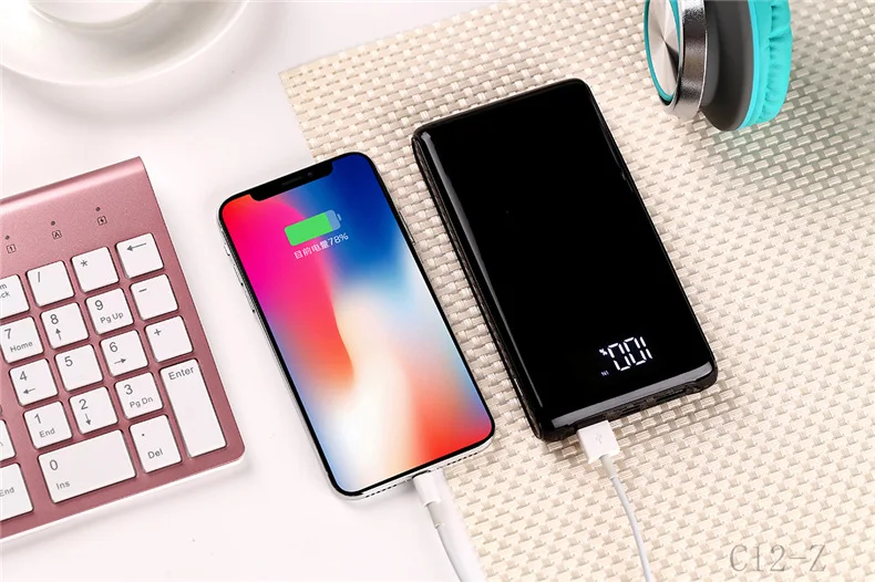Новый Diy 30000mAh мобильный мощность цифровой дисплей экран 18650 Type C Зарядка сокровище