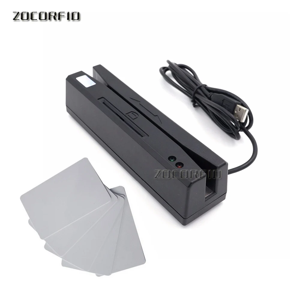 4 in 1 Magnetic stripe card reader+IC/NFC/PSAM contact rfid card reader writer