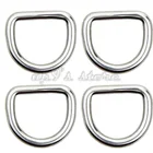 10 шт., кованые D-образные кольца из нержавеющей стали марки AISI 316 диаметром 5 мм