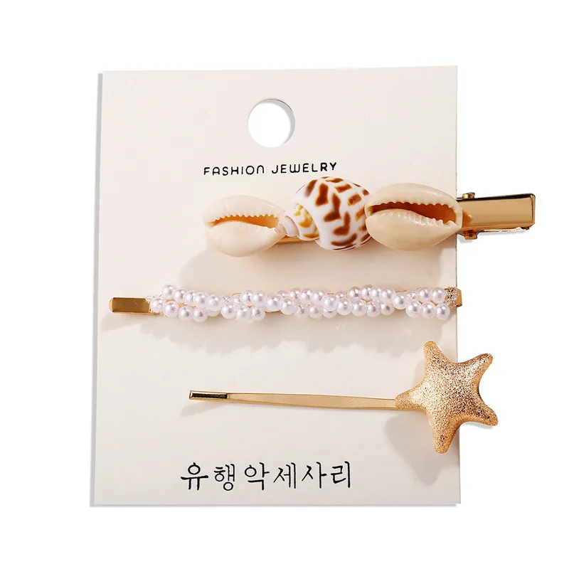Yobest Fashion Pearl Hair Clip for Women Elegant Korean Design Snap Barrette Stick Hairpin Hair Styling Accessories