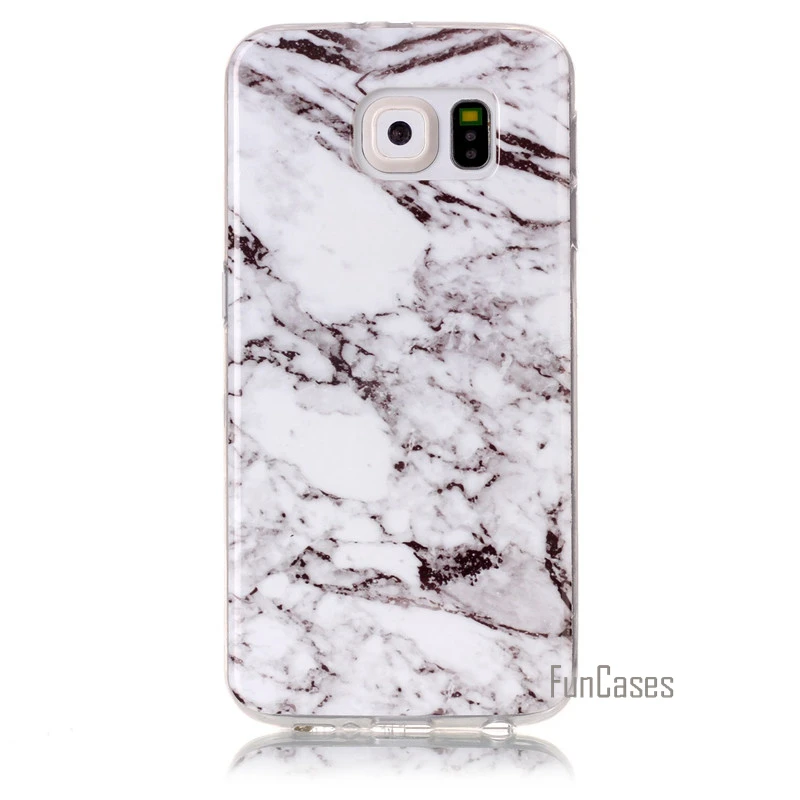 Мрамор каменная коллекция SM G920i G920F Защитный чехол для samsung Galaxy S6 Coque гибкий мягкий