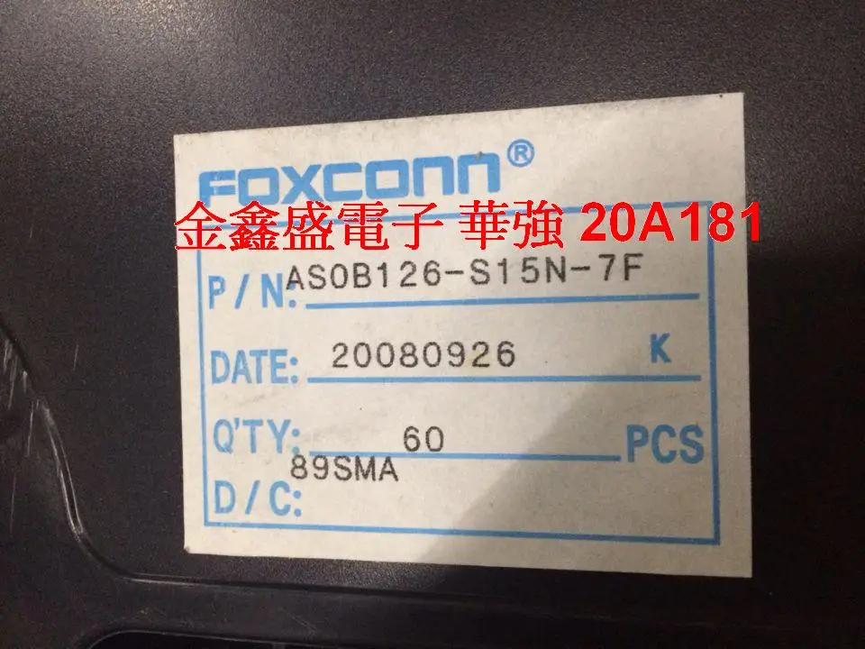 Новый оригинальный FOXCONN MINI PCI 124 P 15 AS0B126-S15H-7F |
