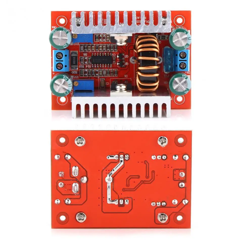 Неизолированный модуль 400 Вт DC-DC повышающий преобразователь DC8.5V-50V в DC10V-60V Повышающий Модуль постоянного тока светодиодный драйвер