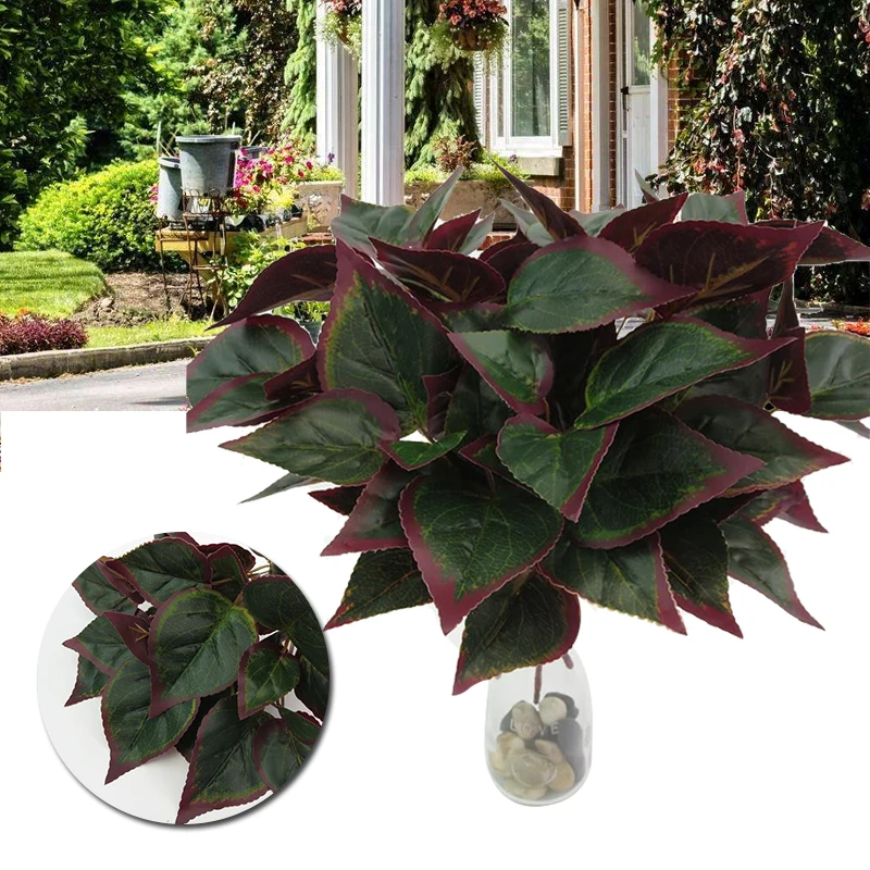 Искусственный лист зеленый Декор сциндапсус моделирование растений пластиковое