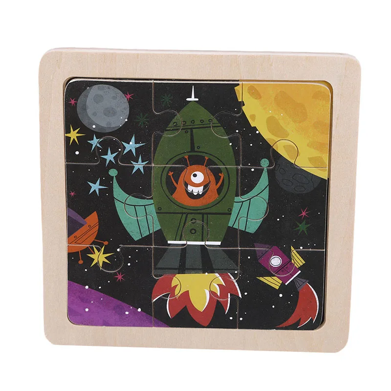 Мульти-стиль головоломки деревянные игрушки для детей Детский Танграм/пазл