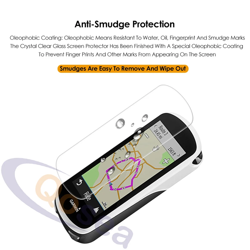 Закаленное стекло Qosea для Garmin Edge 1030 защита экрана 9 H Ультра прозрачная защитная