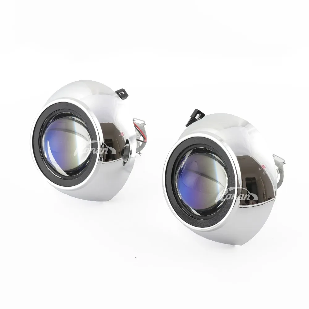RONAN 2,5 ''Ver8. 1 с синим покрытием би ксенон HID мини-проектор объектив H1 Автомобильная фара H4 H7 базовое переходное кольцо автомобильный Стайлинг модификация