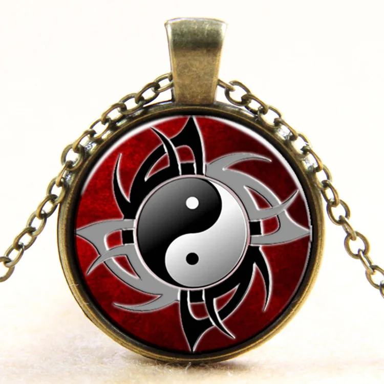 2018 новые стили круглый черный и белый Инь Ян подвеска Йога ювелирные изделия дзен