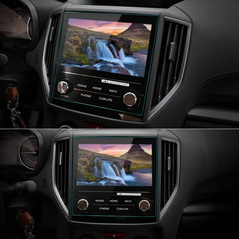 QCBXYYXH для Subaru XV Forester автомобильный Стайлинг gps навигационный экран Стеклянная защитная пленка приборная панель Дисплей Защитная пленка