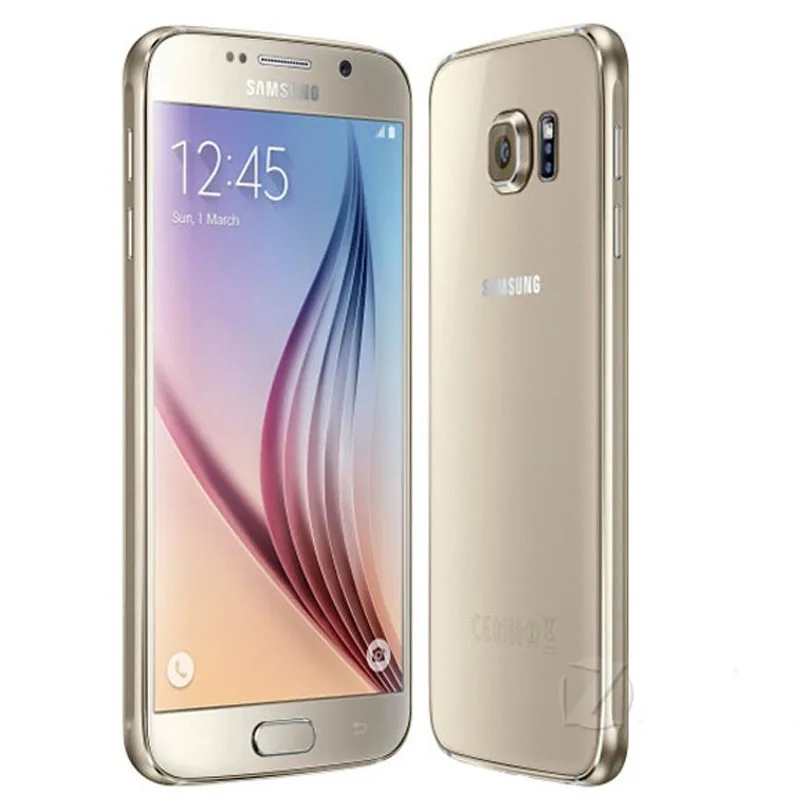 G920F оригинальный Samsung Galaxy S6 (версия ЕС) мобильный телефон 3 Гб оперативной памяти 32