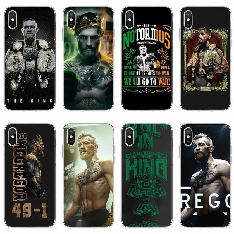 Конор Макгрегор крышка чехол для телефона из мягкого силикона ТПУ с рисунком iPhone