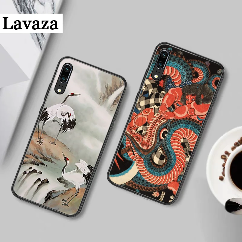 Силиконовый чехол в японском стиле для Huawei P8 Lite 2015 2017 P9 2016 Mimi P10 P20 Pro P Smart Z P30