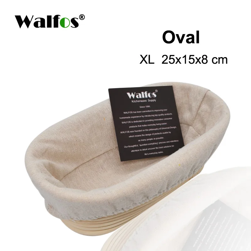 Oval XL Различные способы брожения плетеная корзина страна багет хлеб массово доказательство дегустации корзины Banneton Brotform - Цвет: Oval XL