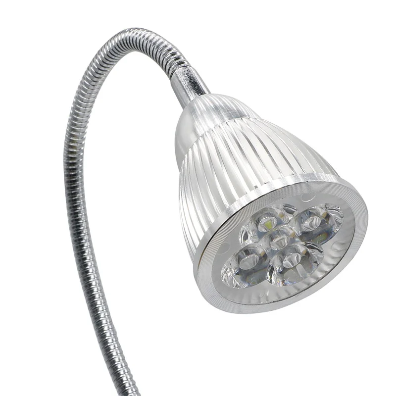 저렴한 Led 성장 전구 램프 5W 식물 꽃 야채 성장 조명 실내 온실 수경법 시스템 + 책상 홀더 클립